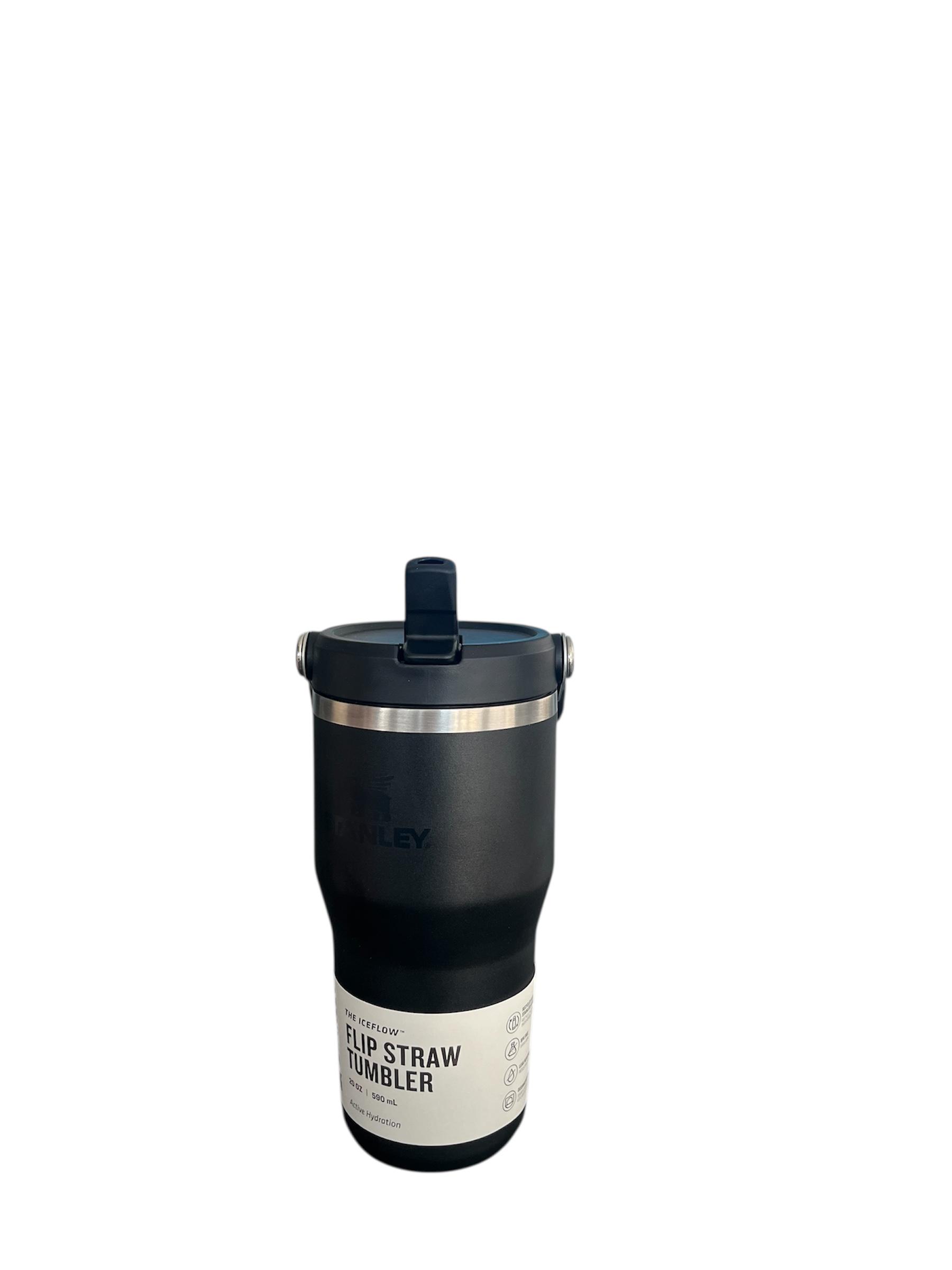 Stanley Flip Straw Tumbler Pipetli Termos | 0.60 L Siyah